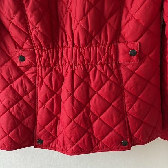 Saint James Quilted Red Jacket 4 - Picture 9 of 14